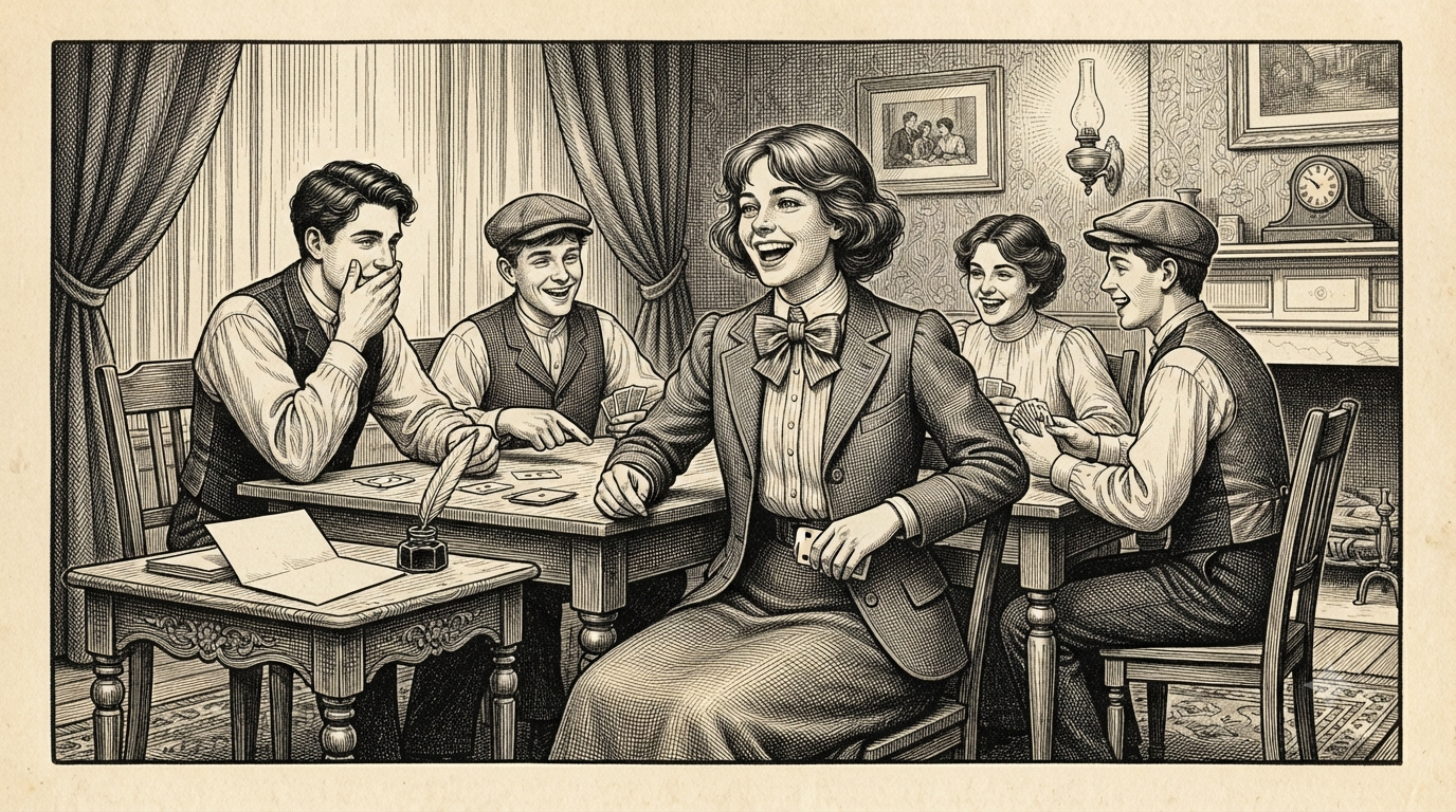 “But you know Mummy — she kept arguing until they let her have them for one shilling and threepence each.”
